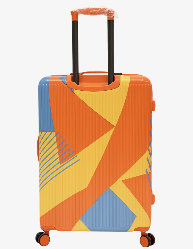 Urban Geo Multicolor Hardcase Trolley Suitcase